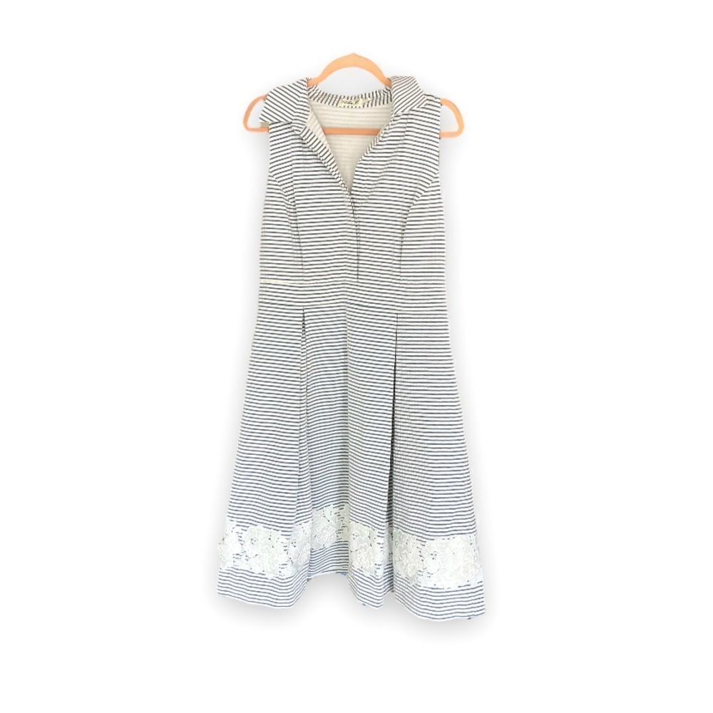ELIZA J | Preppy Striped Midi Dress (14)
